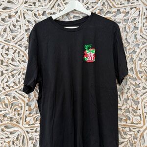 Vans Black "Off The Wall" Graphic Tee - Men's Casual Shirt holiday